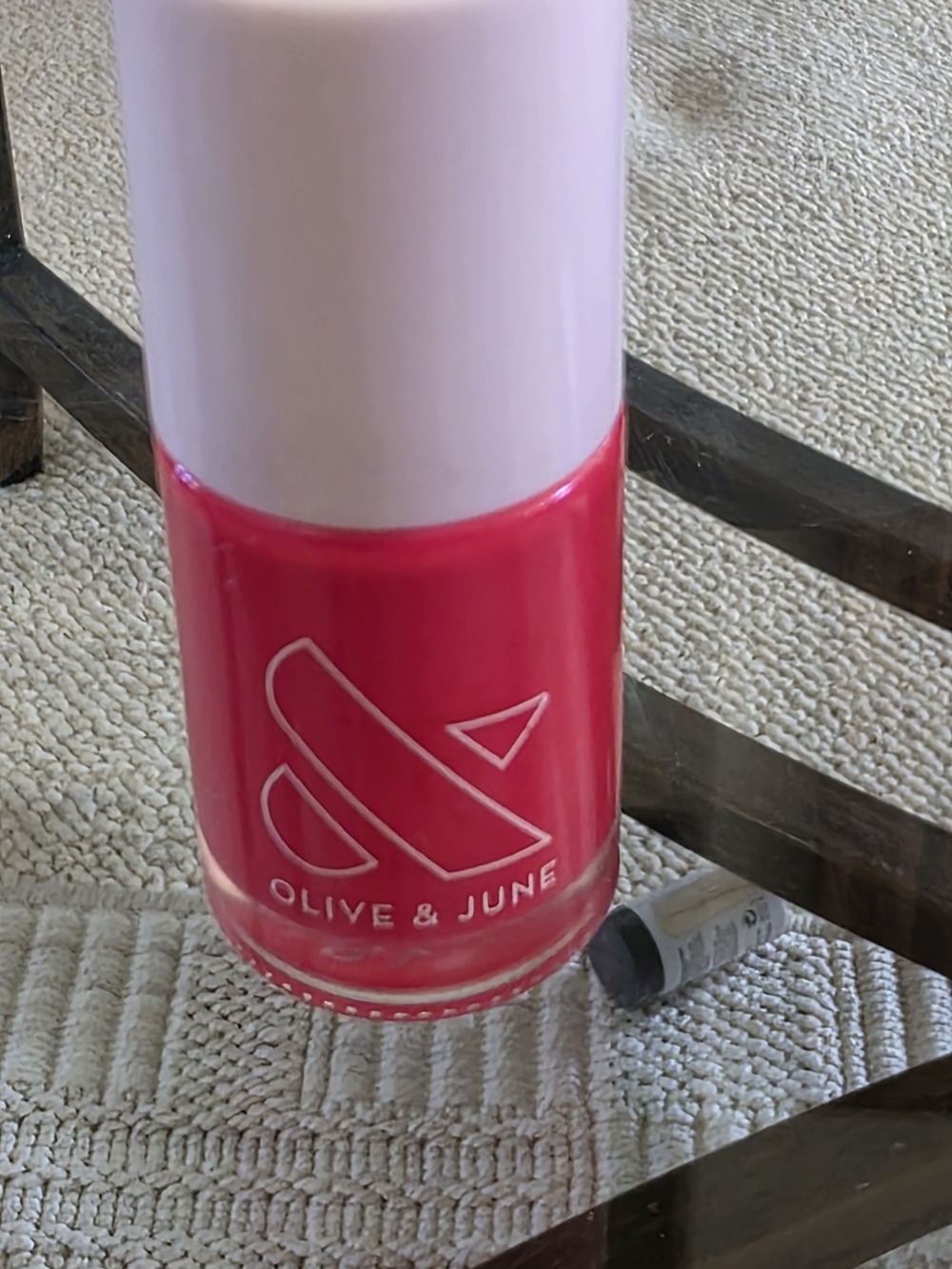 Olive & June Bright Pink Nail Polish Cherry Crush